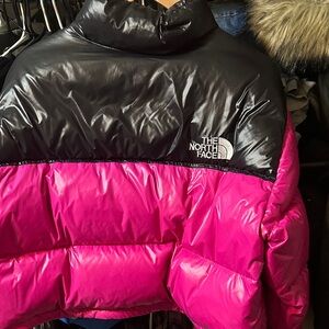 The North Face Fuchsia Pink Nuptse Jacket